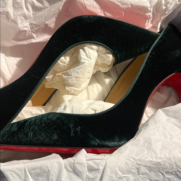 Christian Louboutin Dark Green Heels - Picture 9 of 10